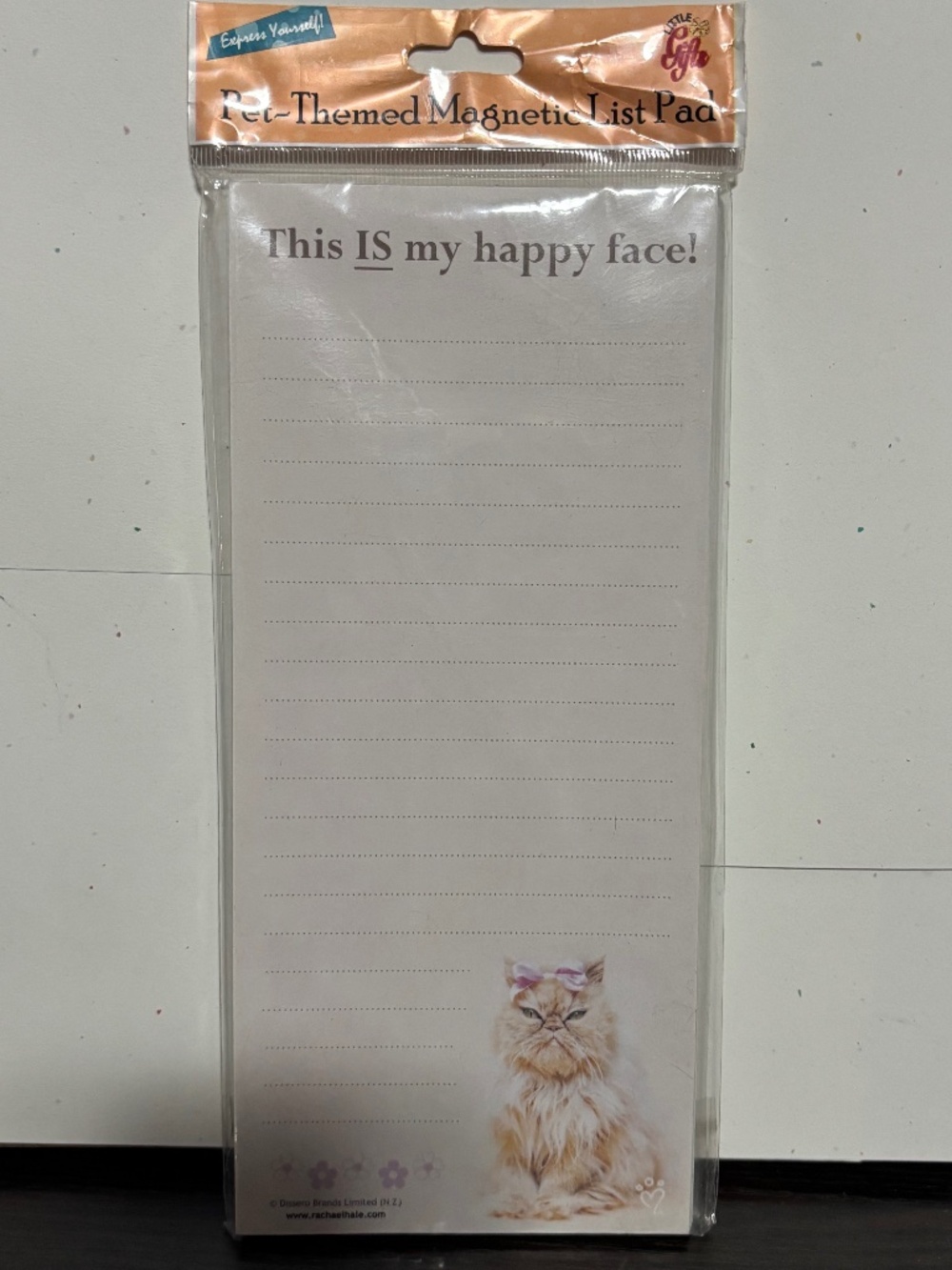 " This is my Happy Place" Cat Note Pad